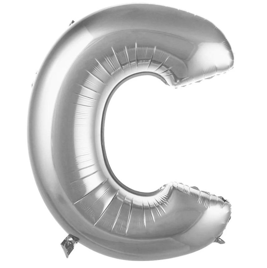 Folyo Balon Gümüş C 40 İnç 100 Cm